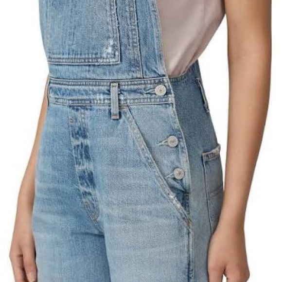 Citizens Of Humanity Light Blue Denim Overalls - Size Medium - Picture 3 of 14